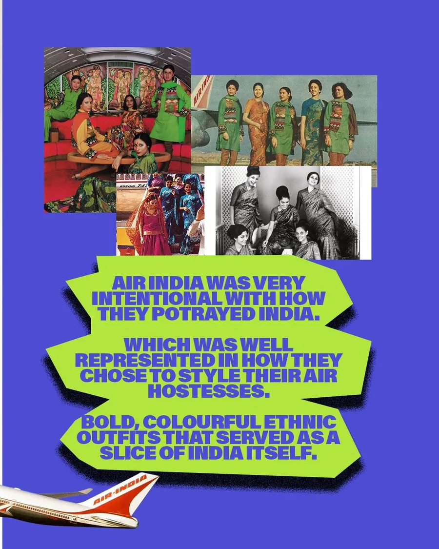 Air India was very intentional with how it portrayed India, down to the crew's outfits.