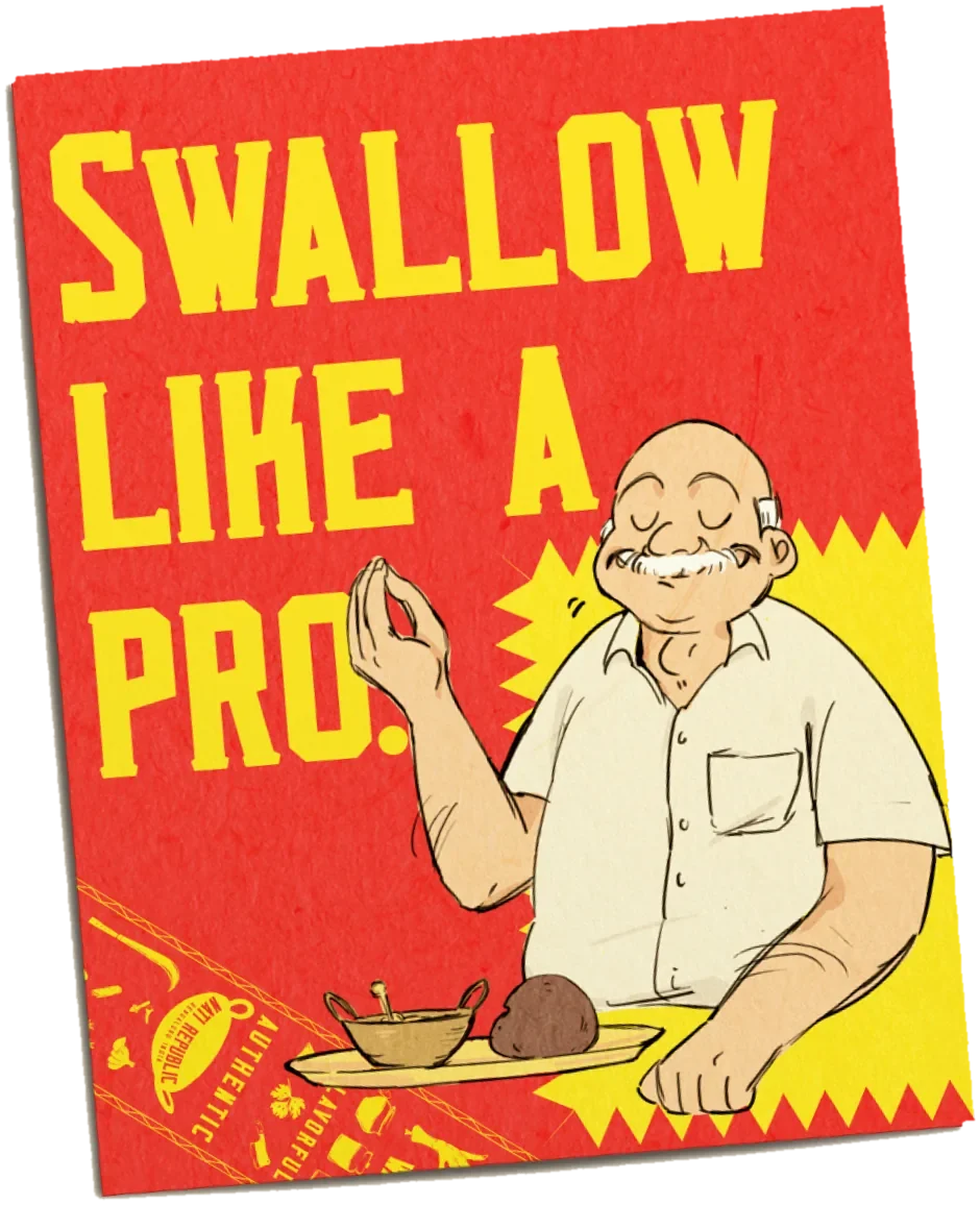 Social post: Swallow like a pro.