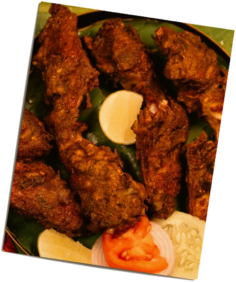 Social post: fried chicken.